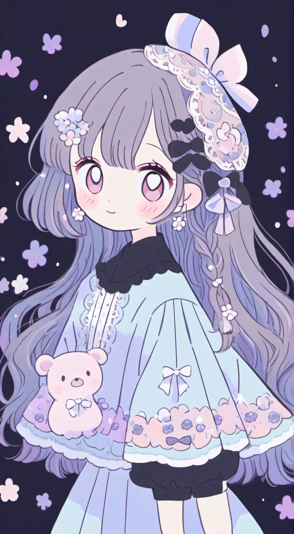 ai character: 🎀Rose 🎀 background