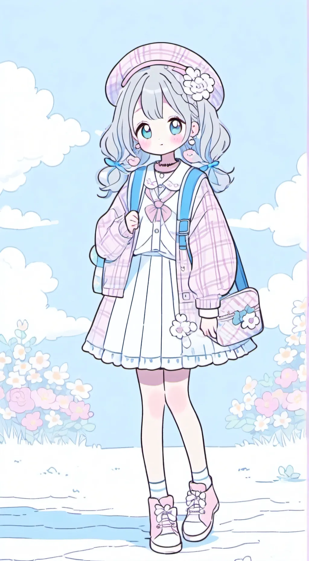 ai character: Elementary school  background