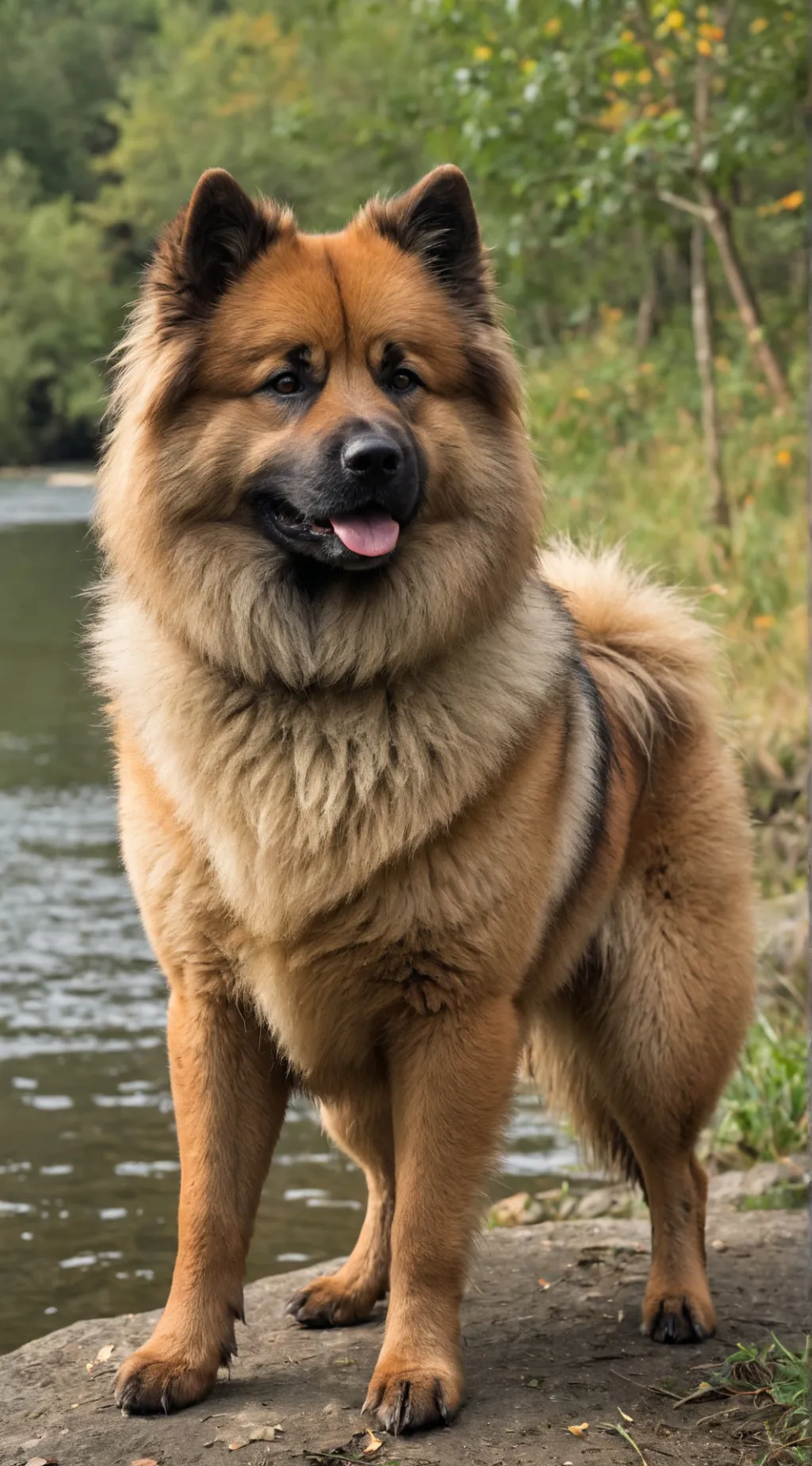 ai character: Abandoned Dog background