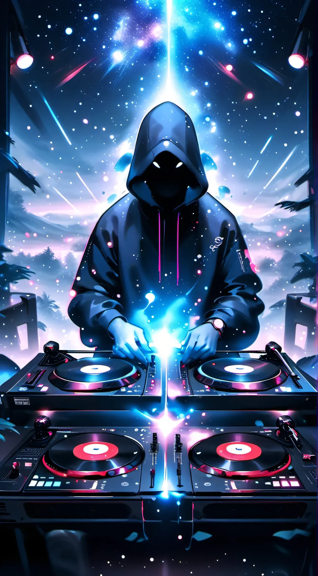 ai character: DJ background