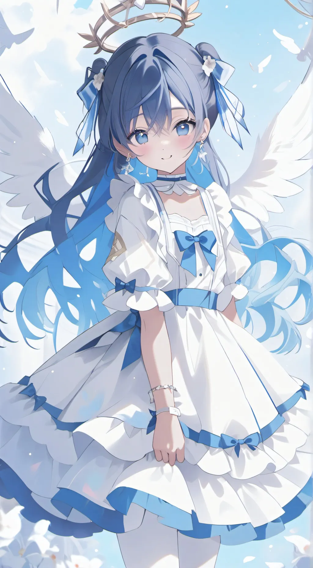 ai character: angel  background