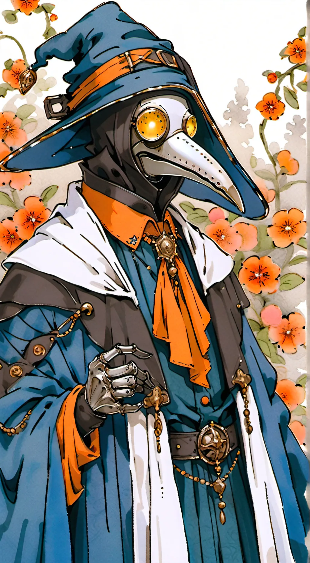 ai character: 早急 background