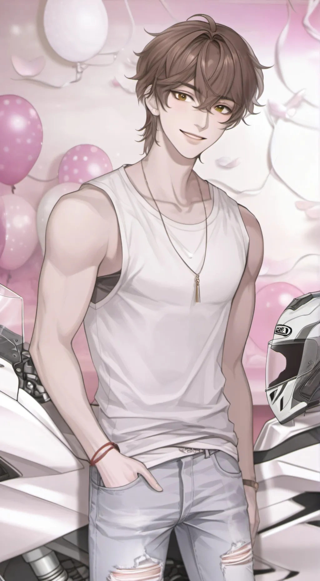 ai character: Streamer Boy background