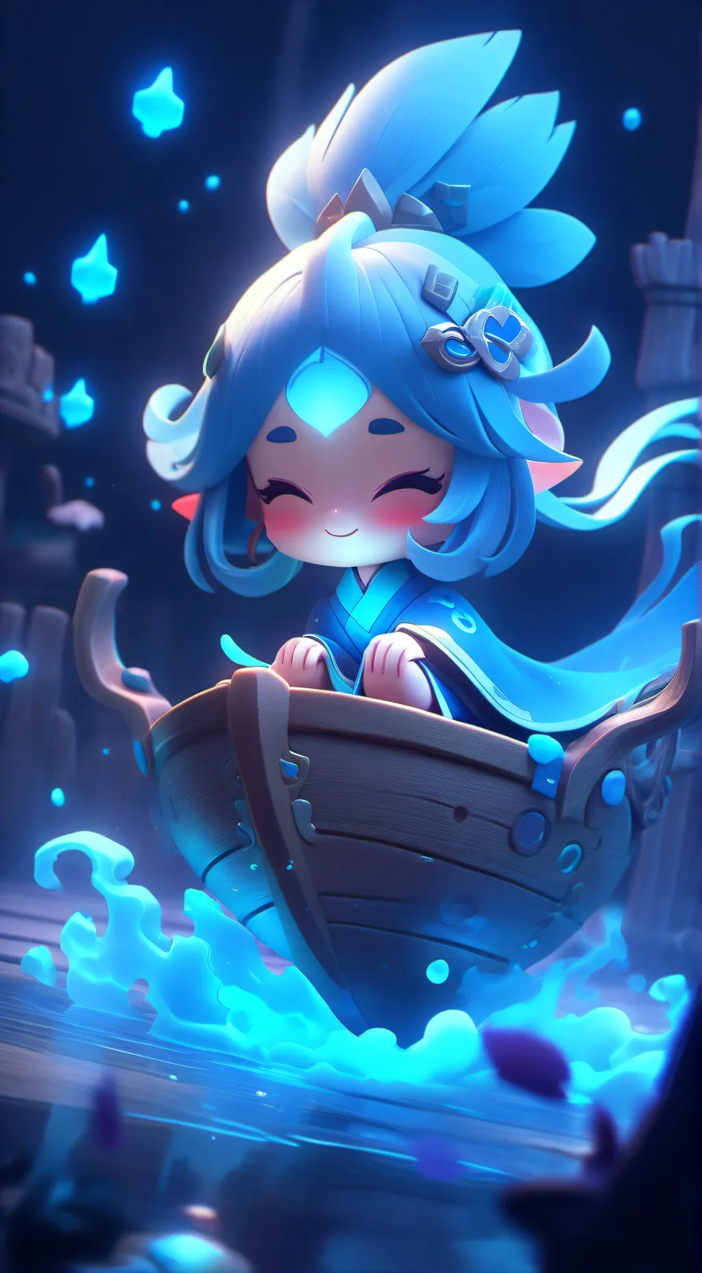 ai character: CARE PERCENTAGE DS background