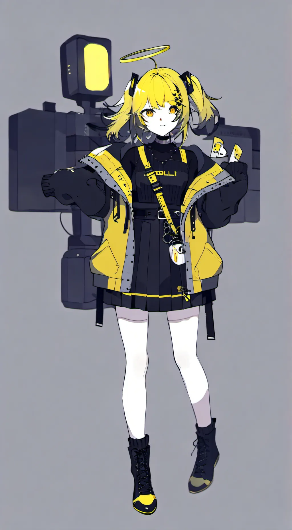 ai character: Yellow-Chan background