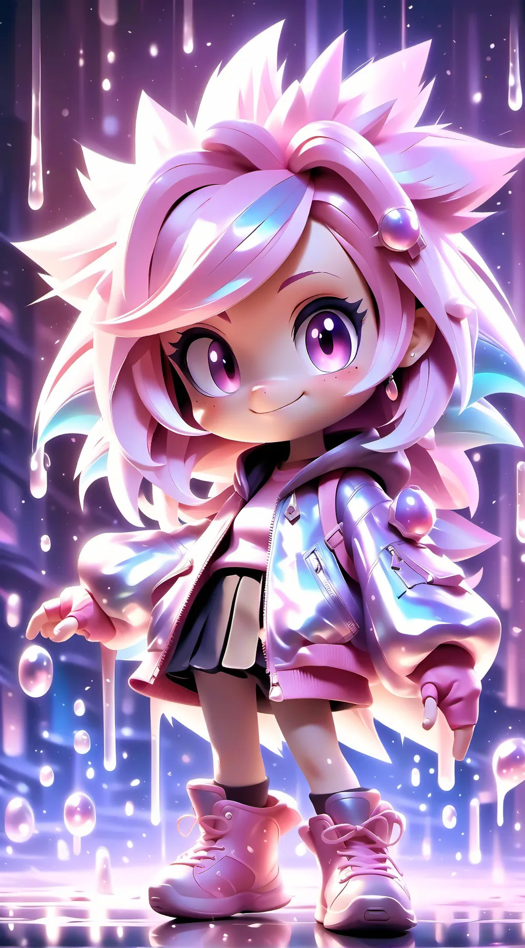 ai character: Amy rose background