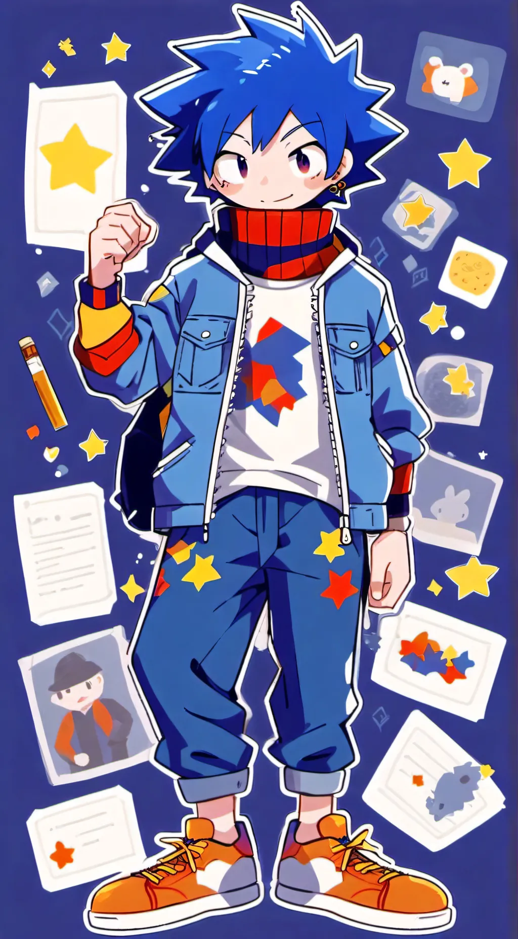 ai character: Sonic background