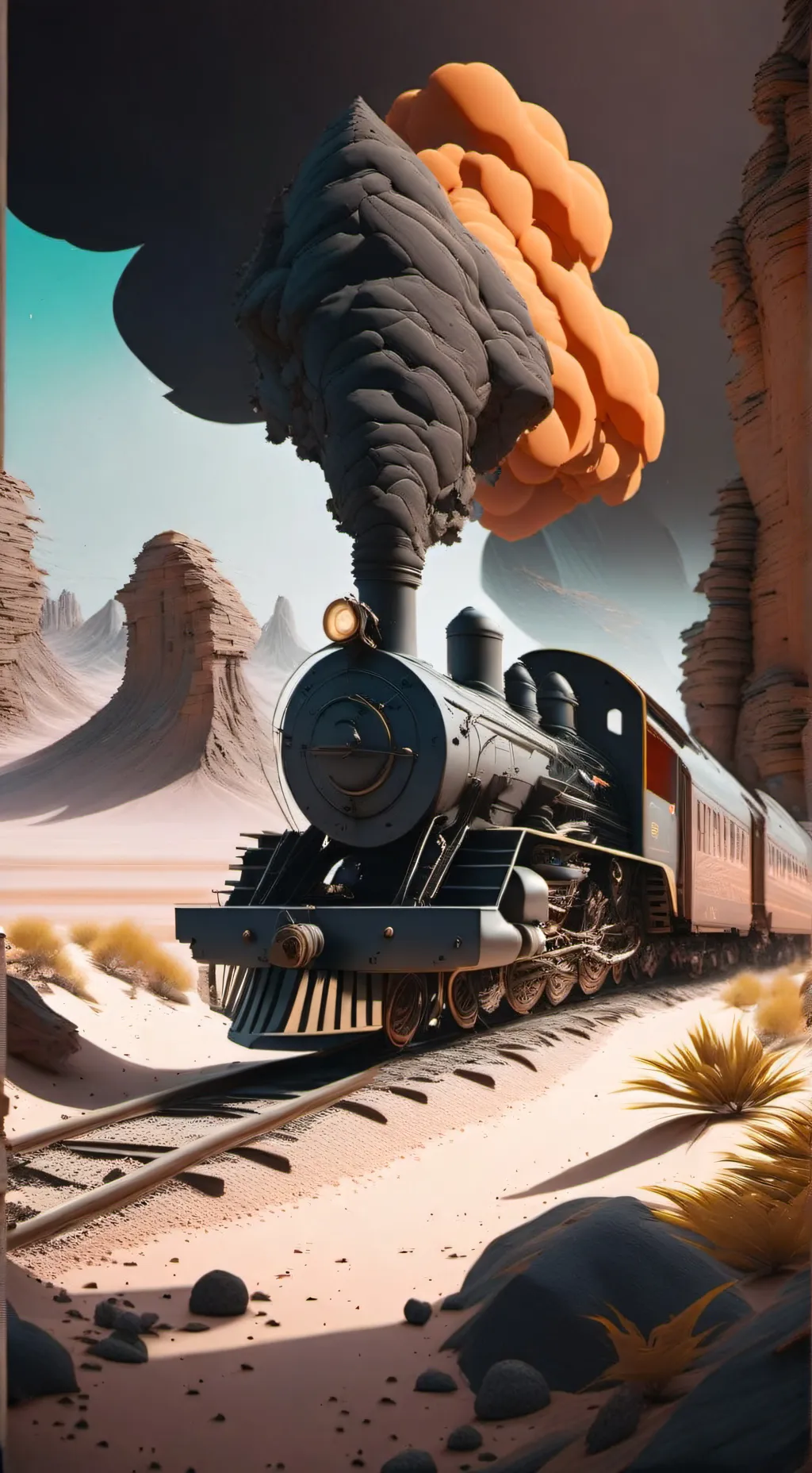 ai character: Dead rails background