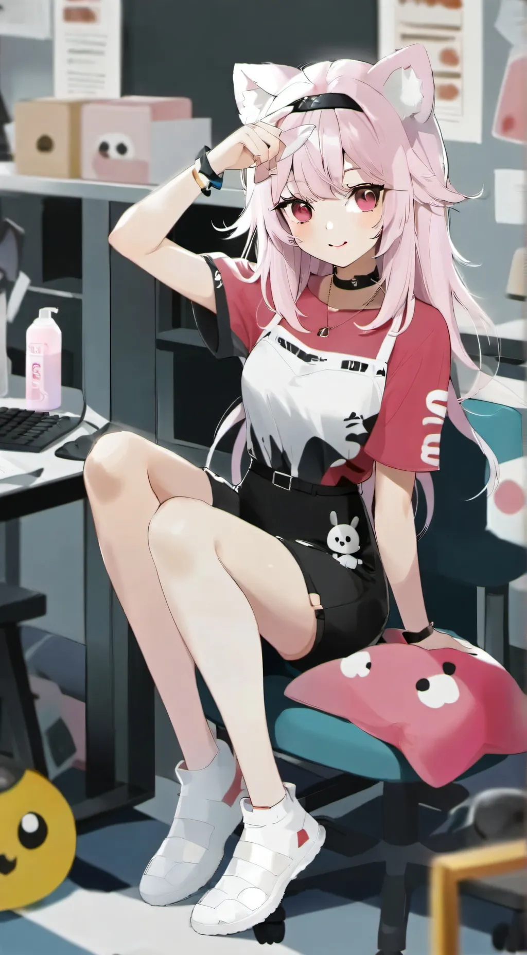 ai character: roomate (girl) background