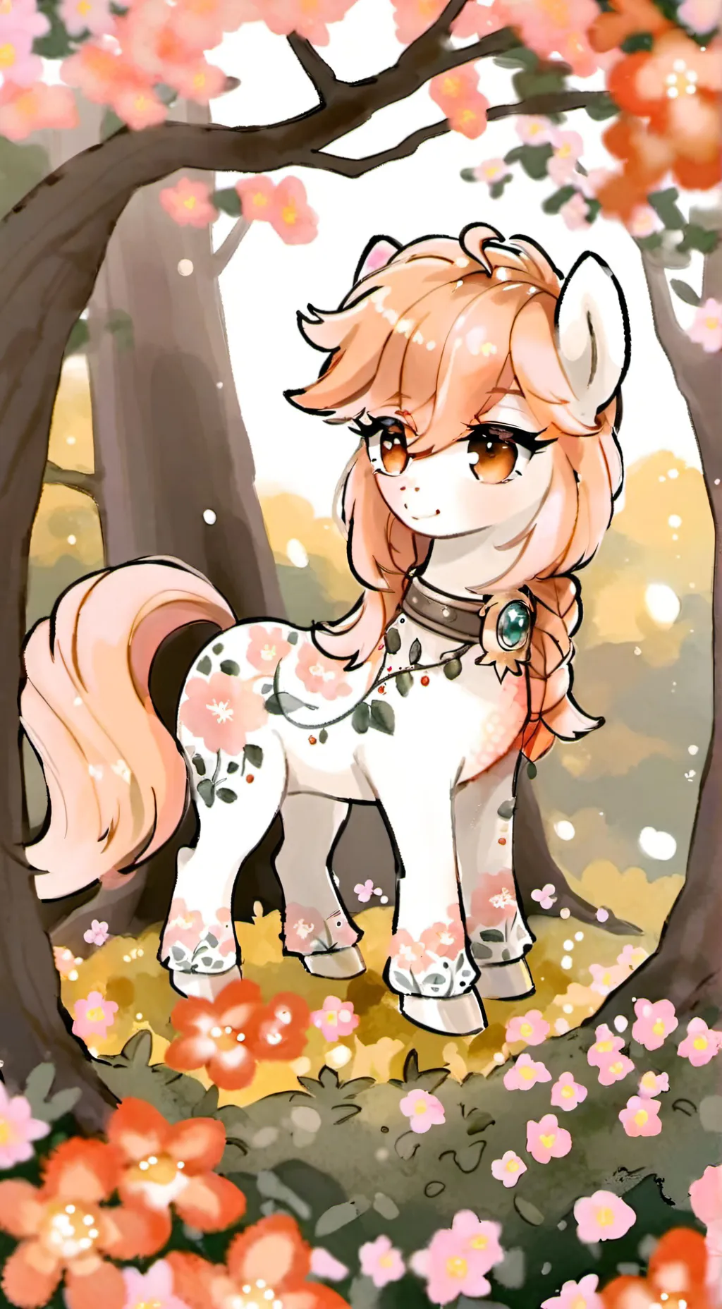 ai character: mlp cookie au background