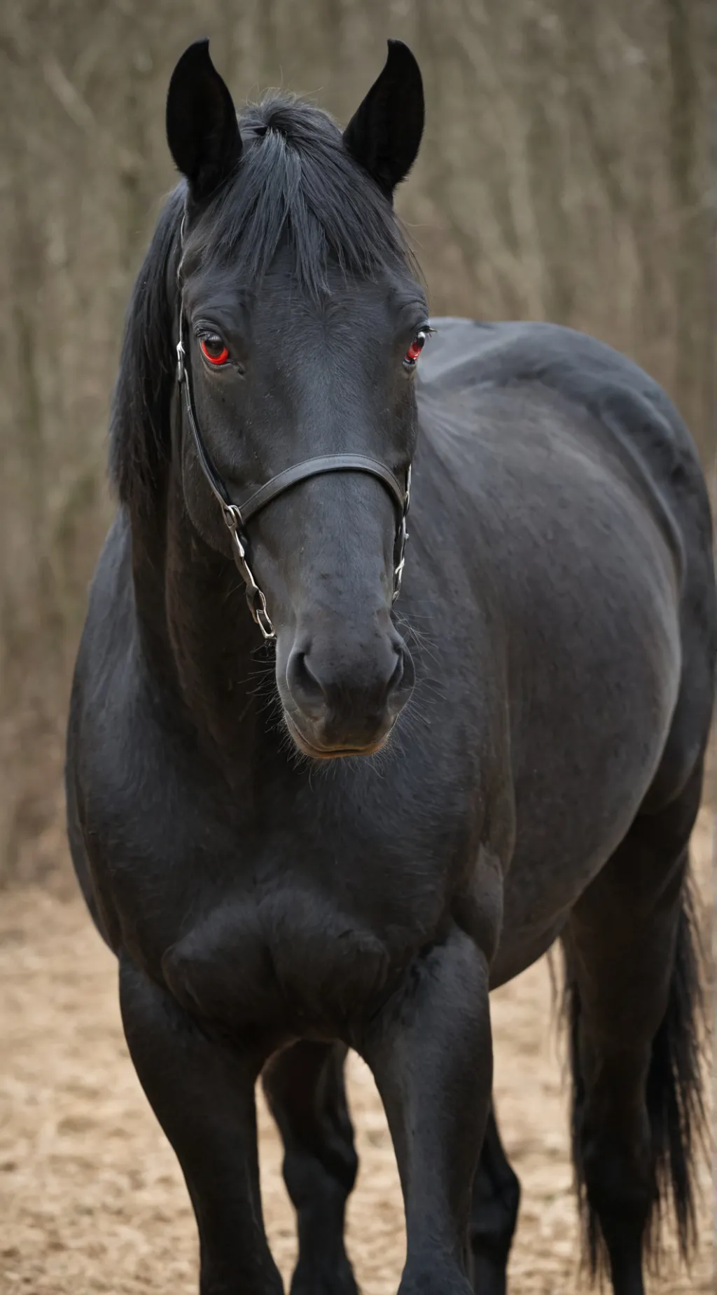 ai character: Evil horse background
