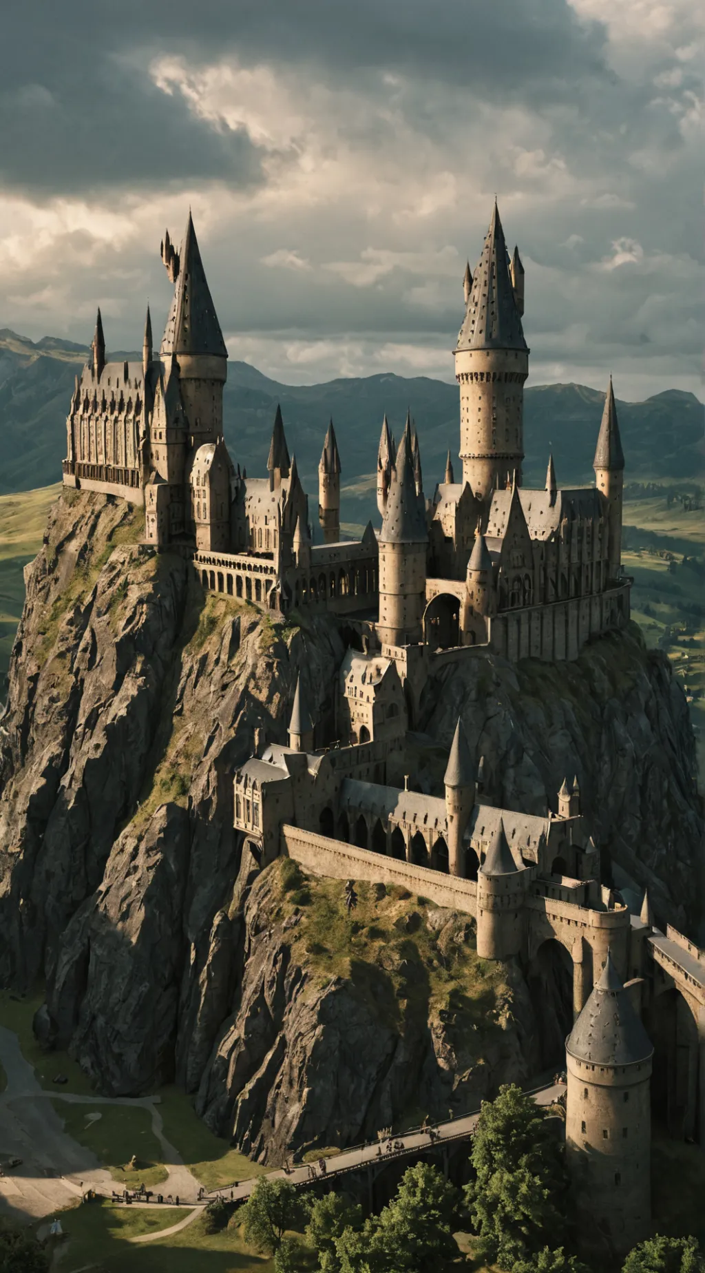 ai character: Hogwarts Attack background