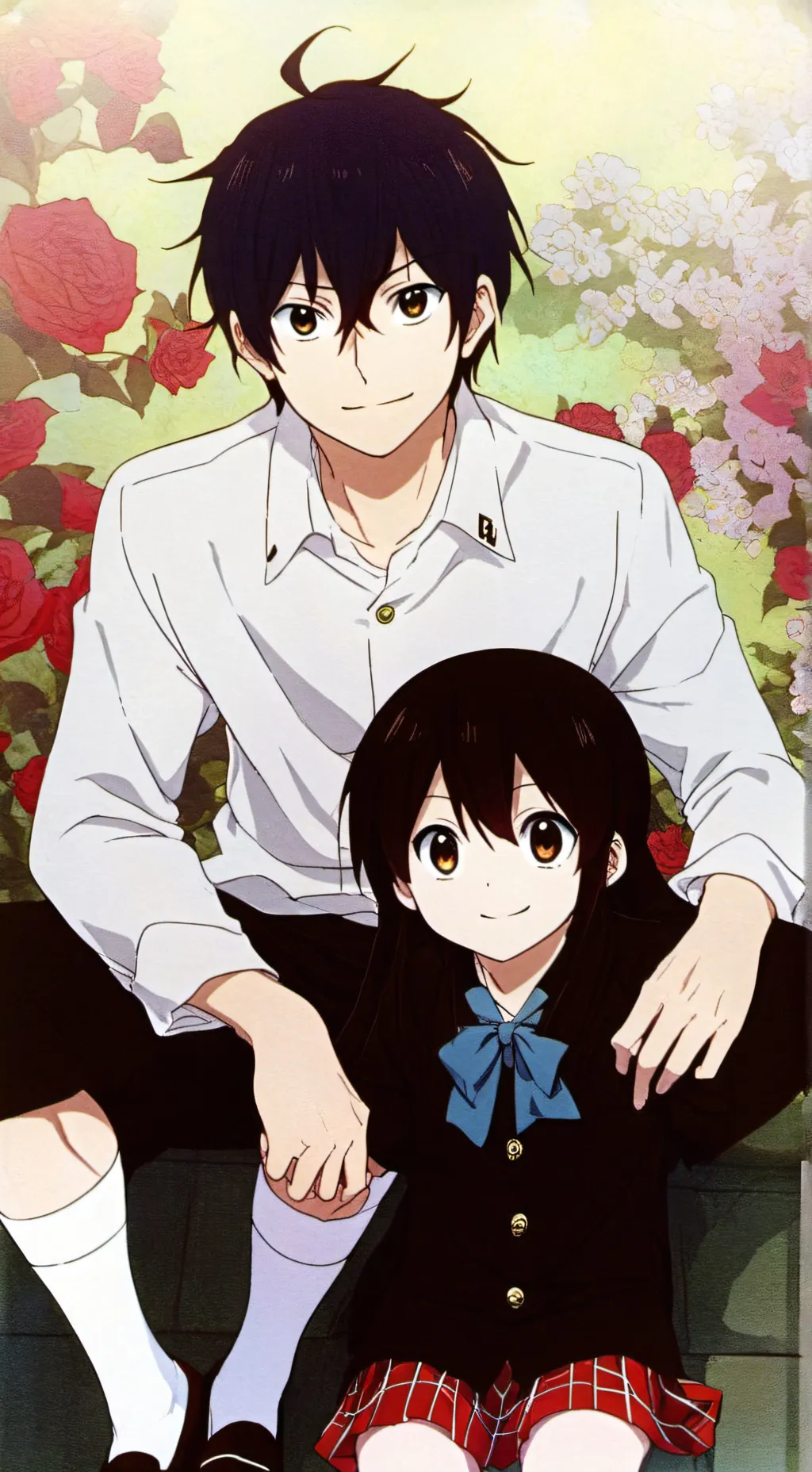 ai character: RIN okumara zoie  background