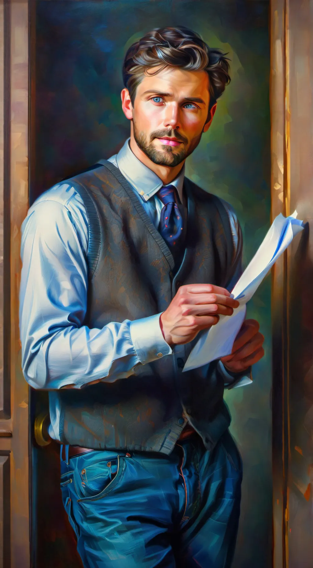 ai character: Copeland Howard  background