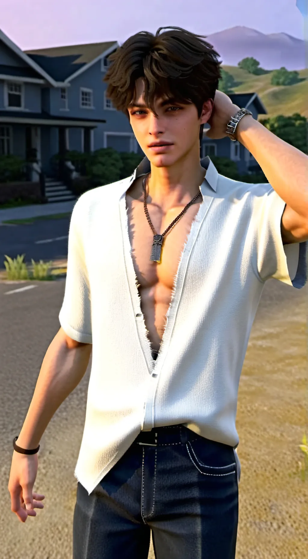 ai character: lucas background