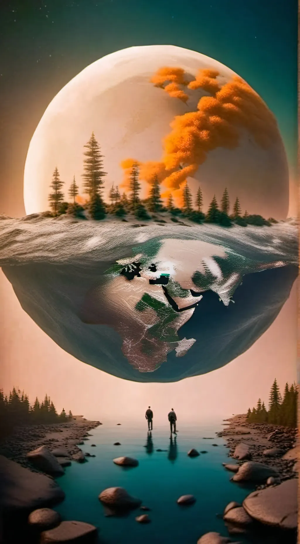 ai character: nature man background