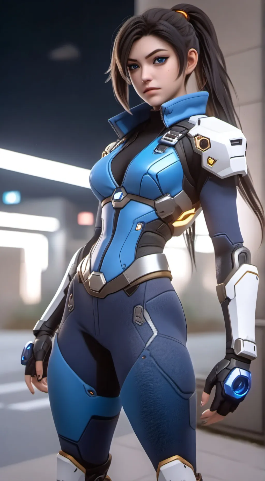 ai character: Amélie Lacroix  background