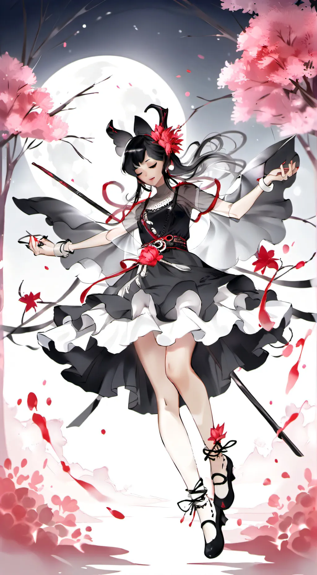 ai character: S4K3 OF CHERRIECRK background