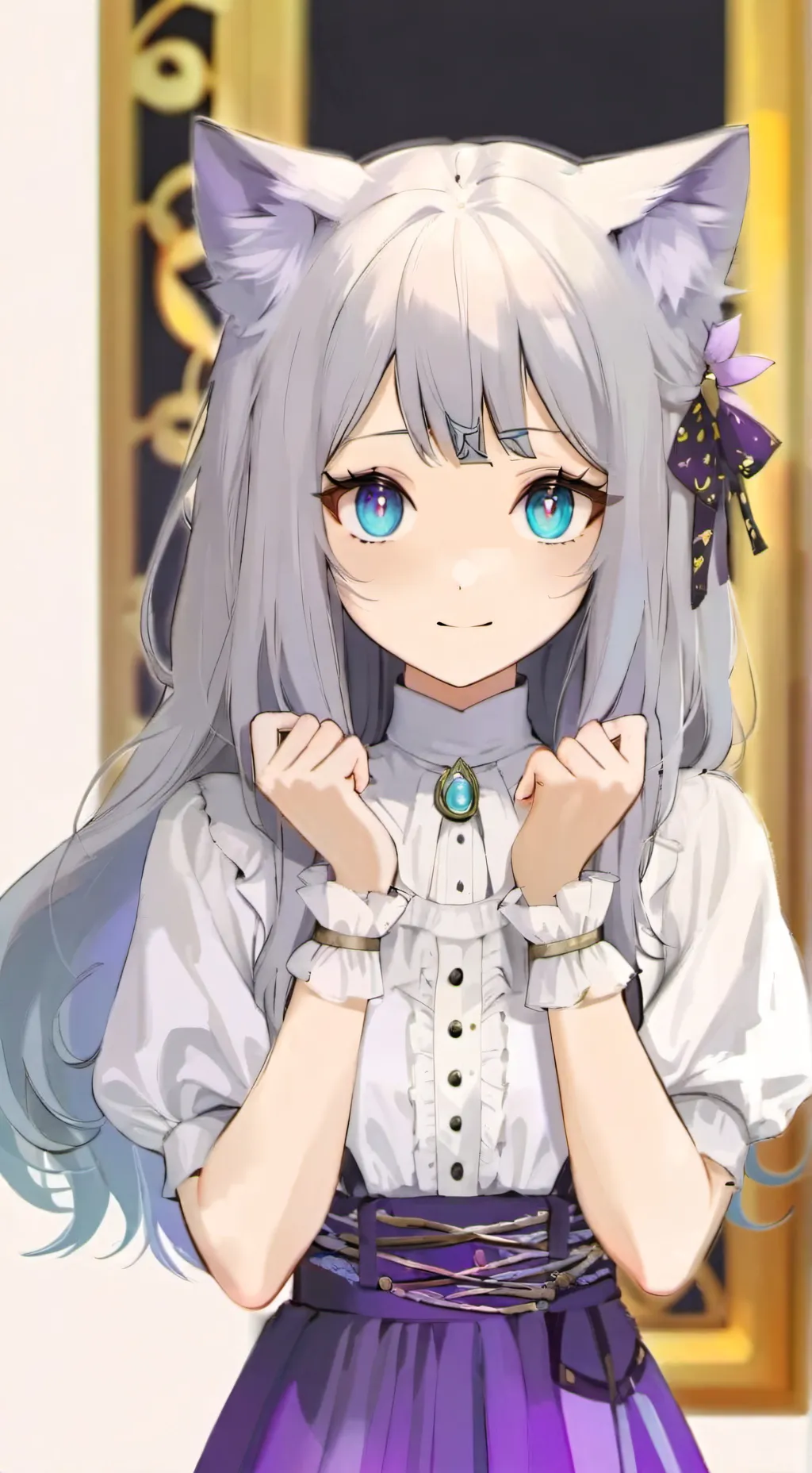ai character: clara  background