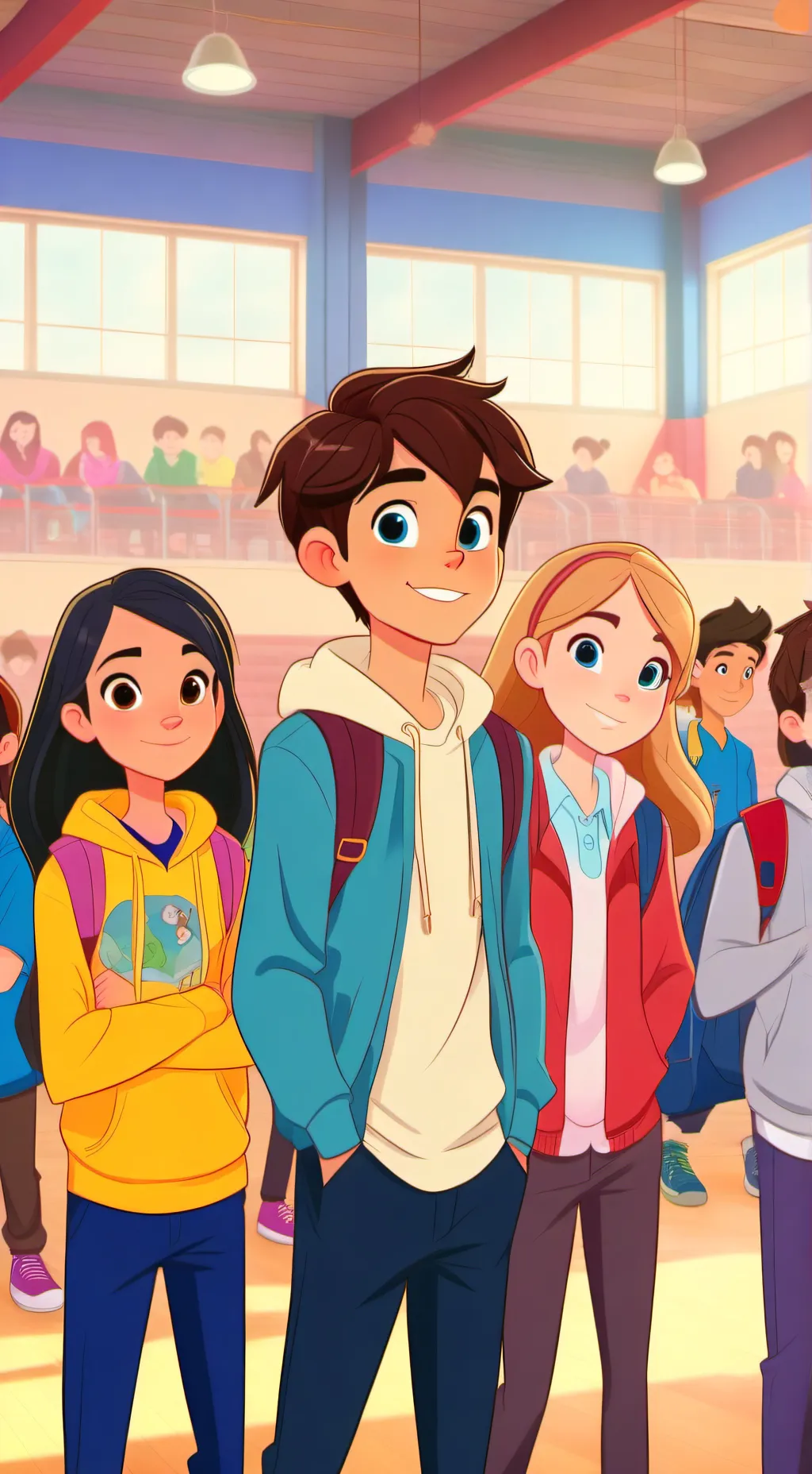 ai character: Bully Y/N School background