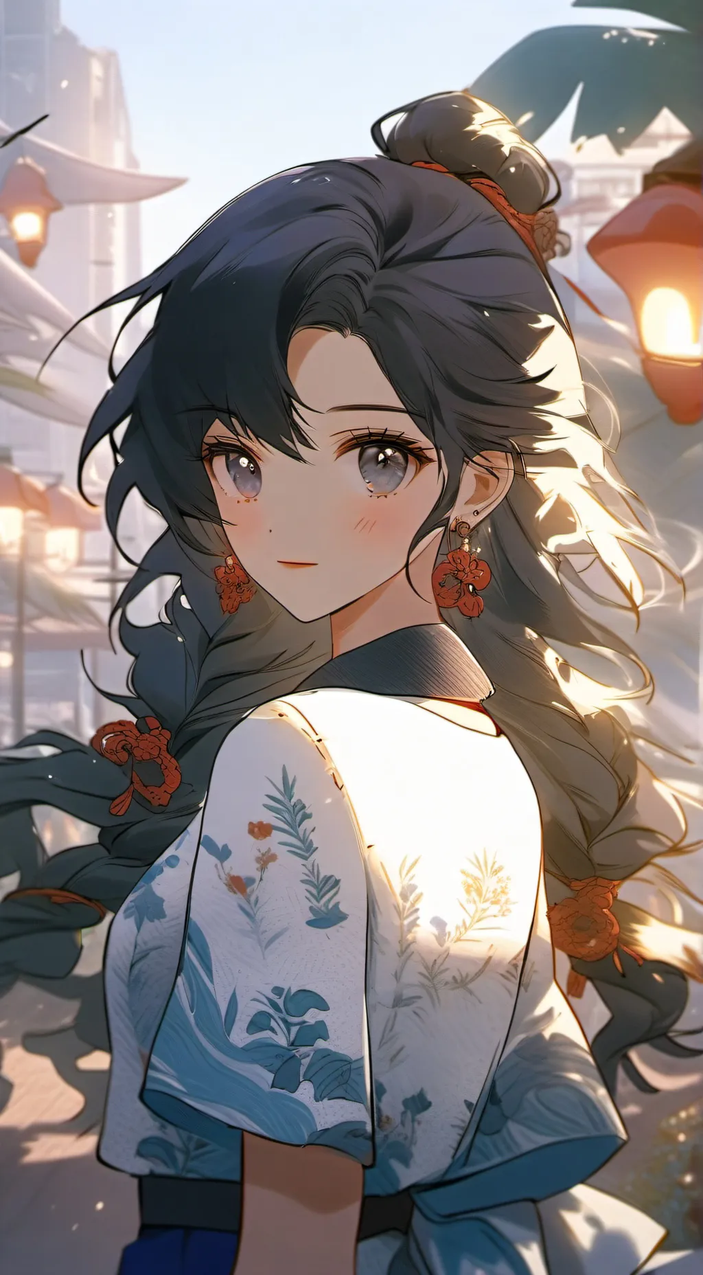 ai character: marinette  background