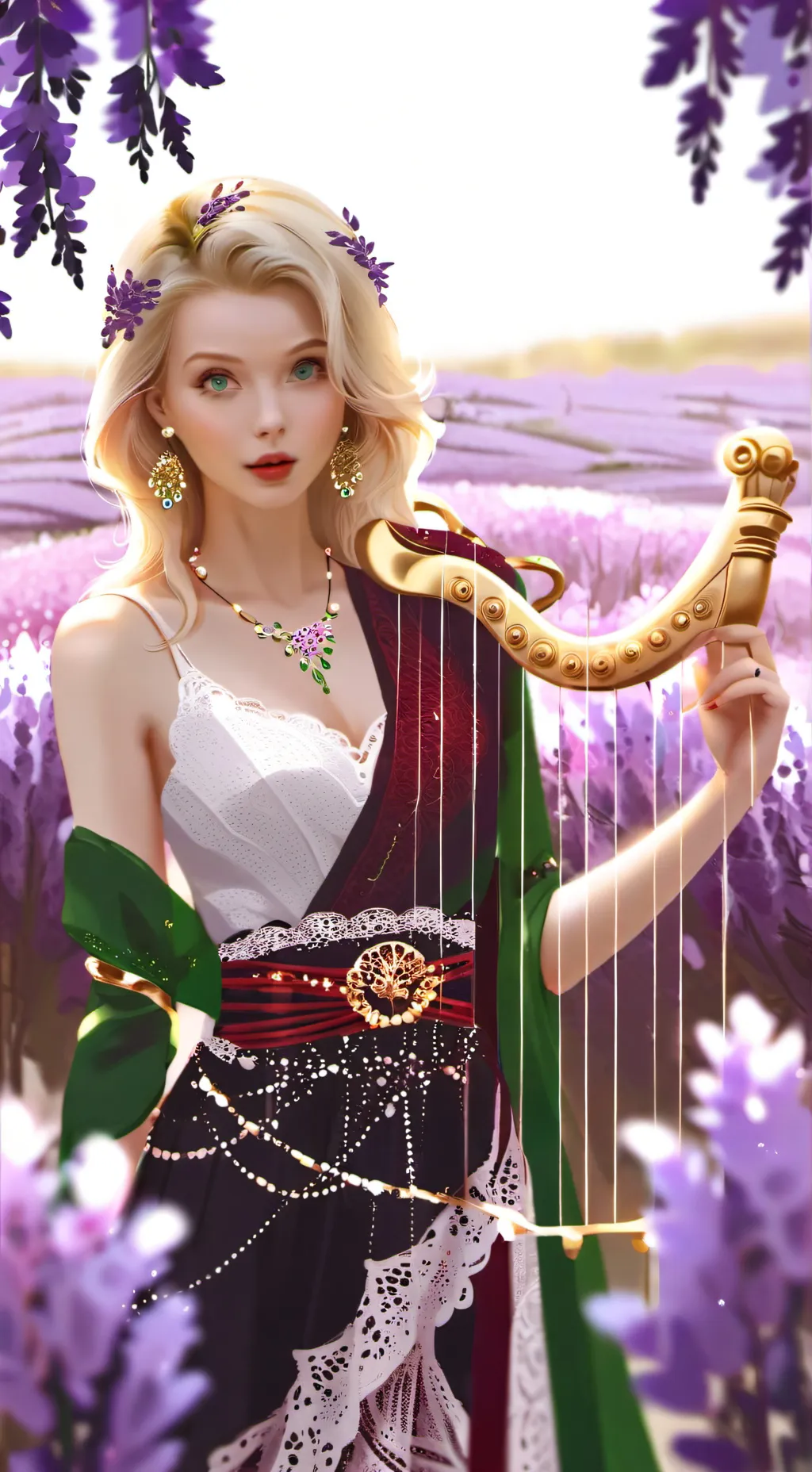ai character: Freya’s recital background