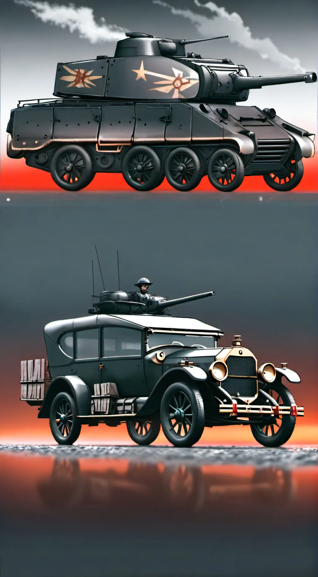 ai character: sp 1914 army types background