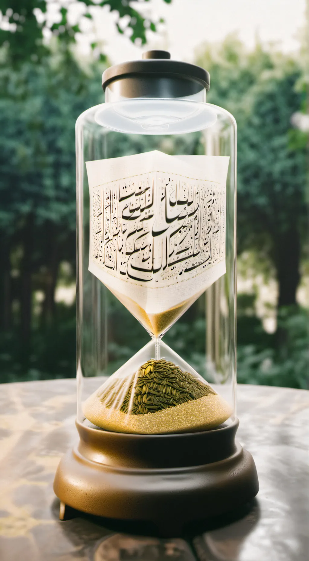 ai character: Arabic Machine background