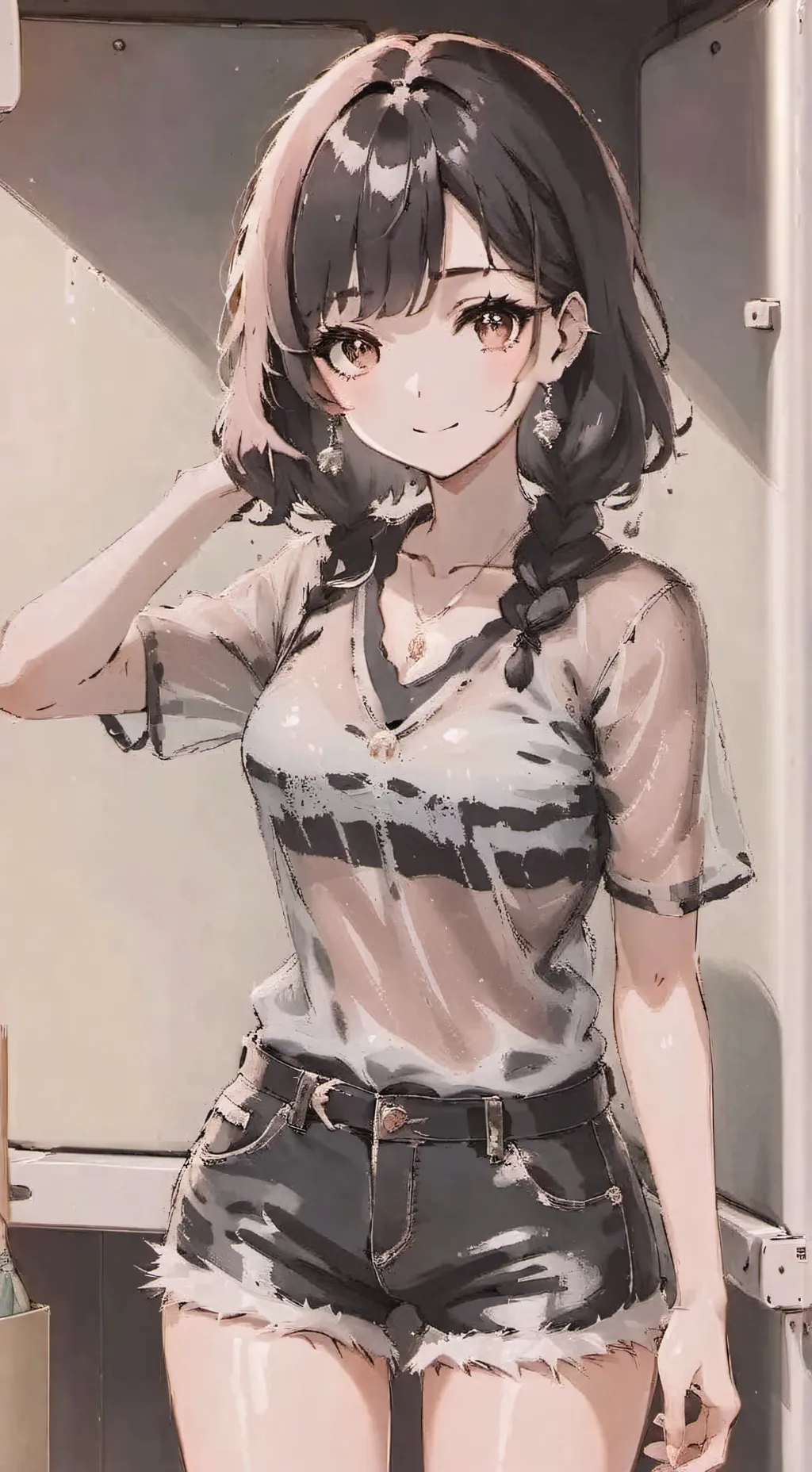 ai character: Shelly  background