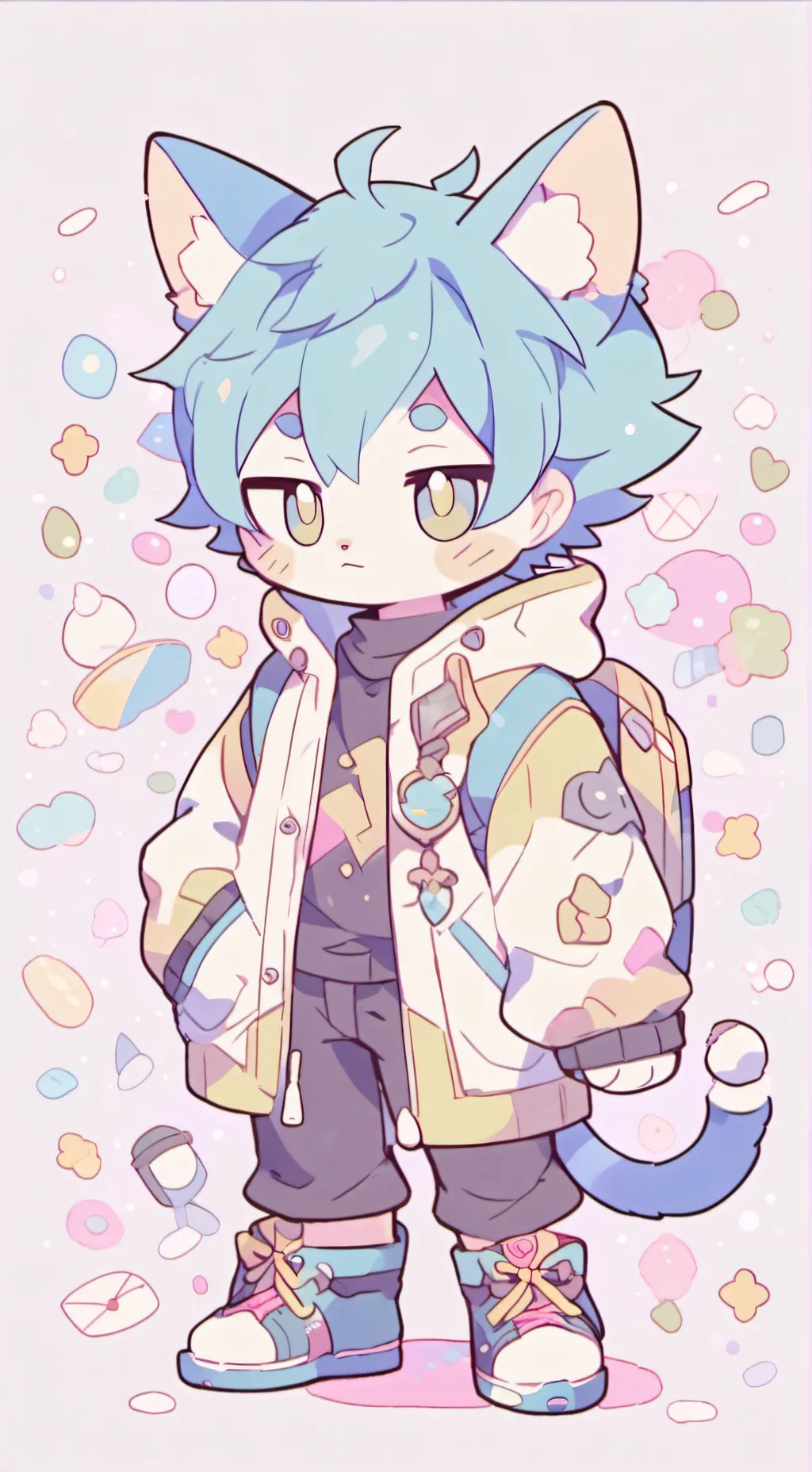 ai character: Sprunkit background