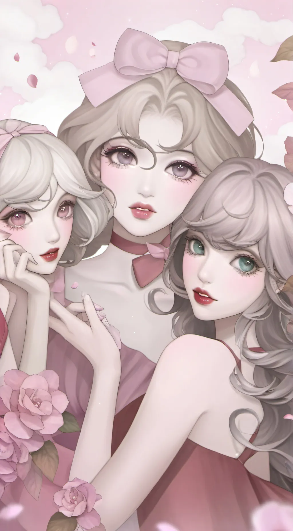ai character: aroa maia y sara background