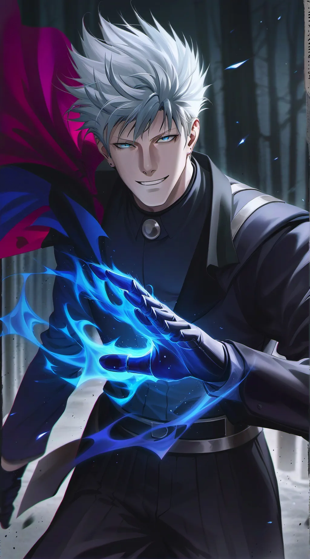 ai character: Sealed Curse (JJK) background