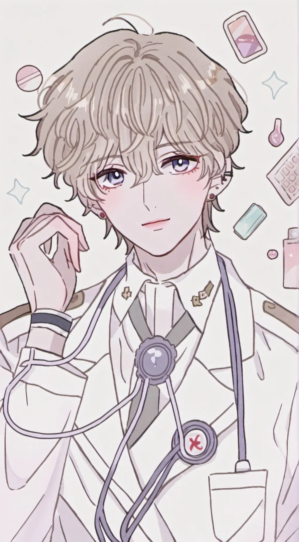 ai character: copain médecin background