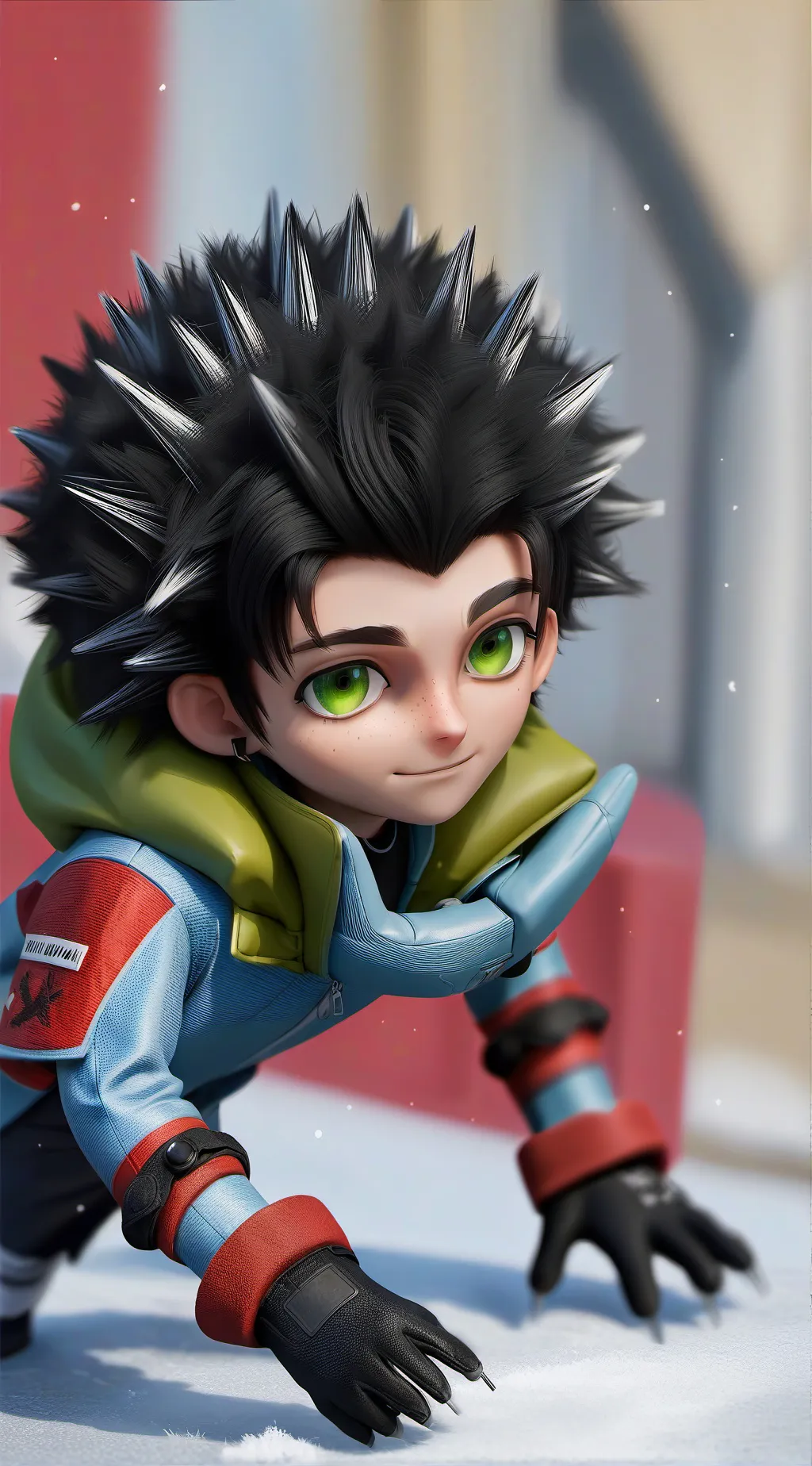 ai character: Shannon T.hedgehog background