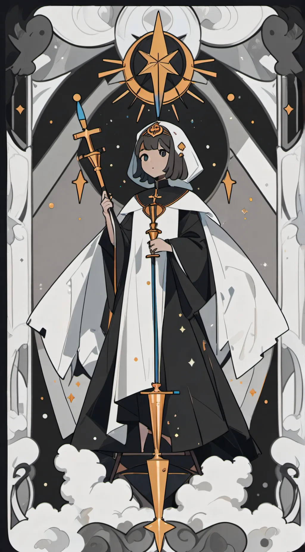 ai character: double ganger background