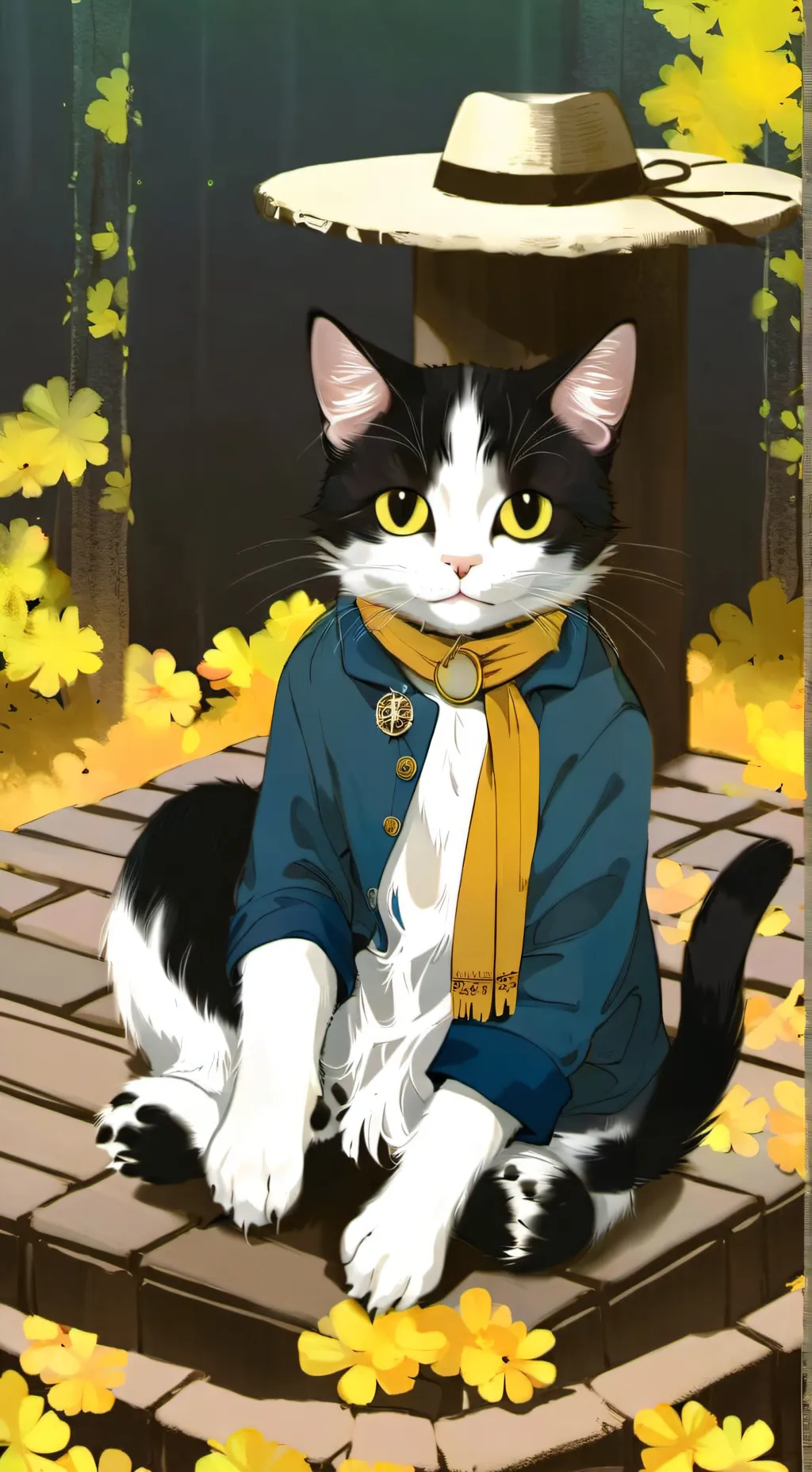 ai character: MrFelino (2) background