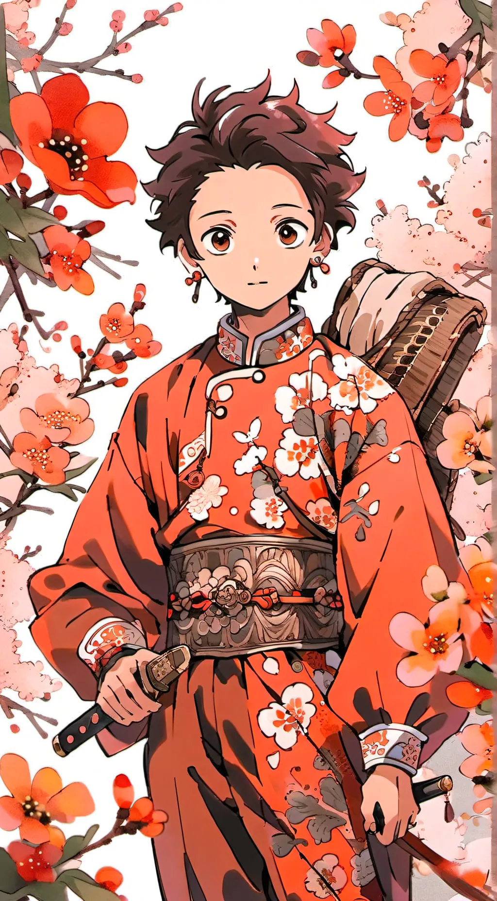 ai character: 🎋PRESO+TANJIRO🎋 background