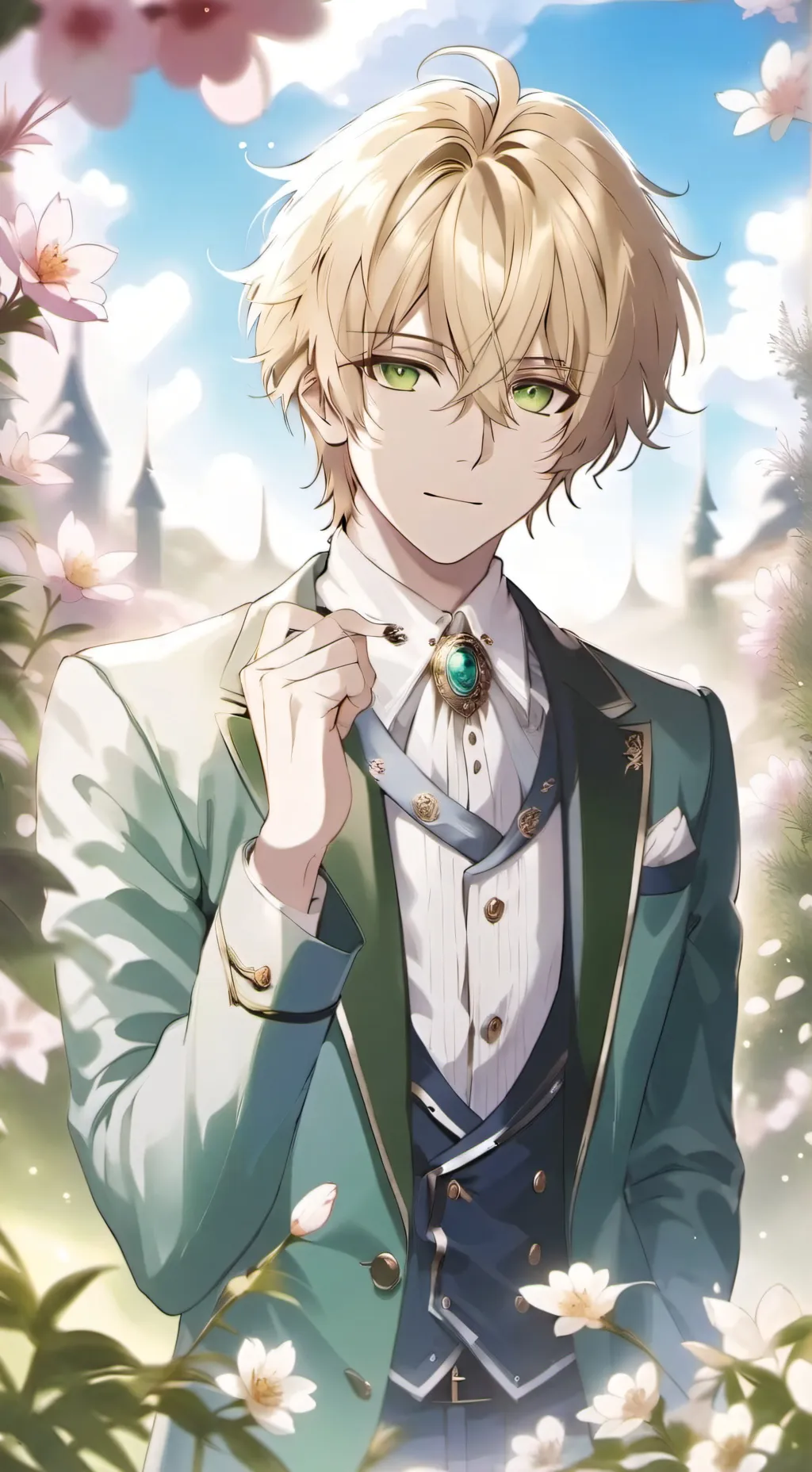 ai character: Adrien background