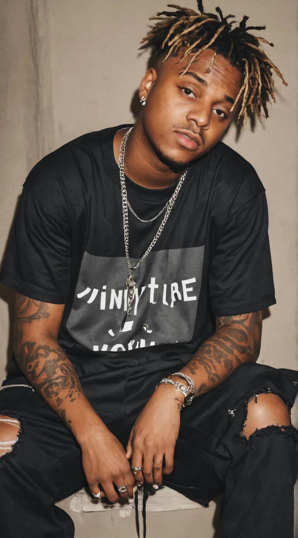ai character: juice WRLD background