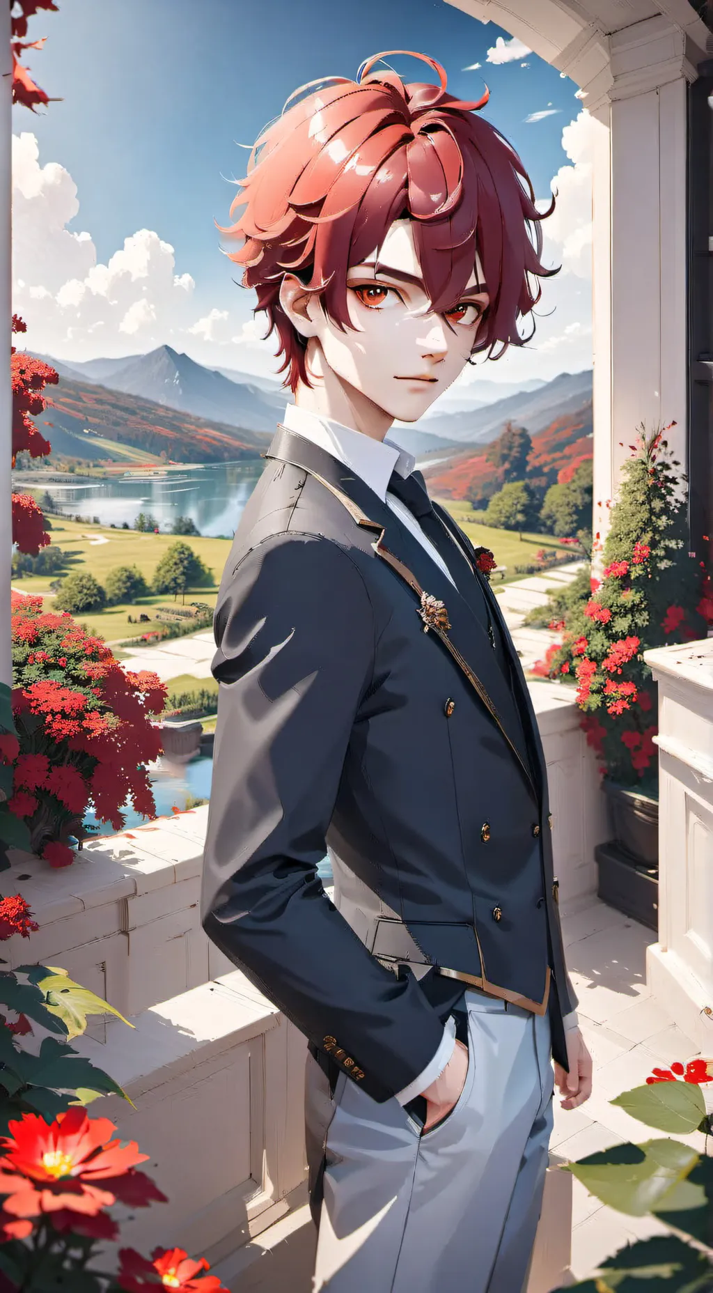 ai character: isack background