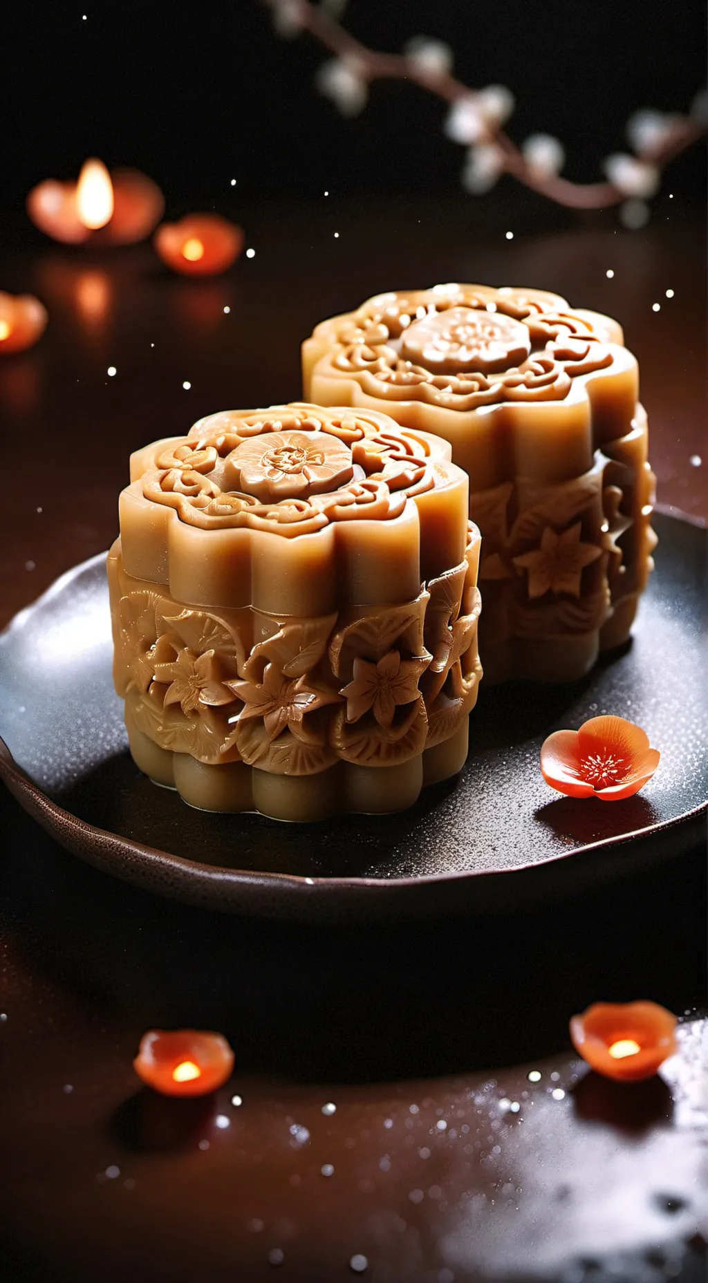 ai character: mooncake background