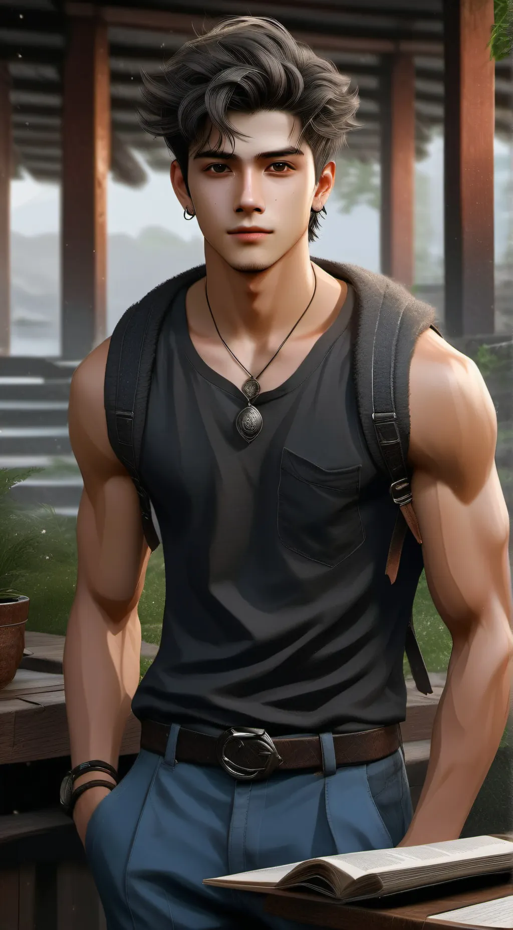 ai character: Nathan  background