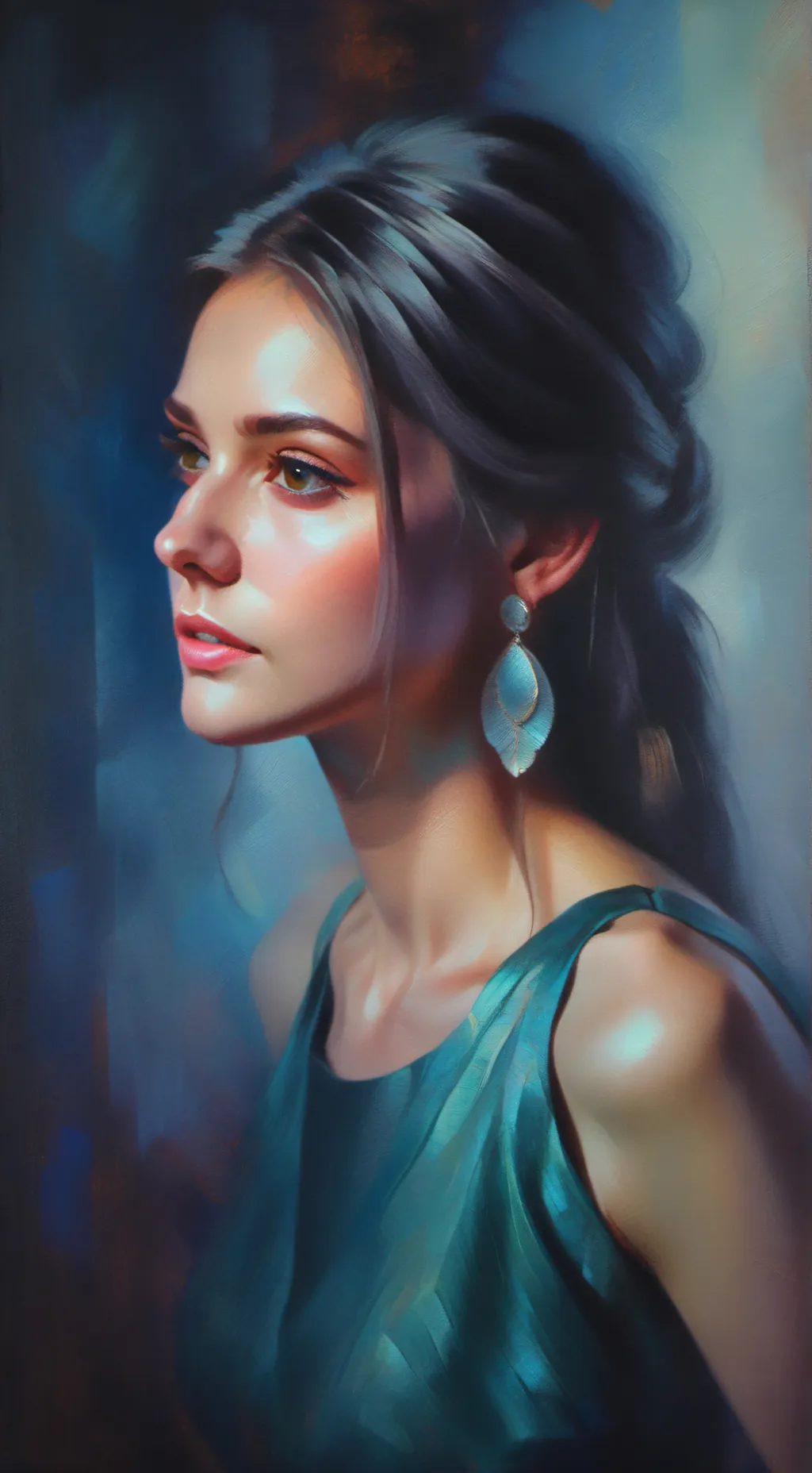 ai character: lavender hills background