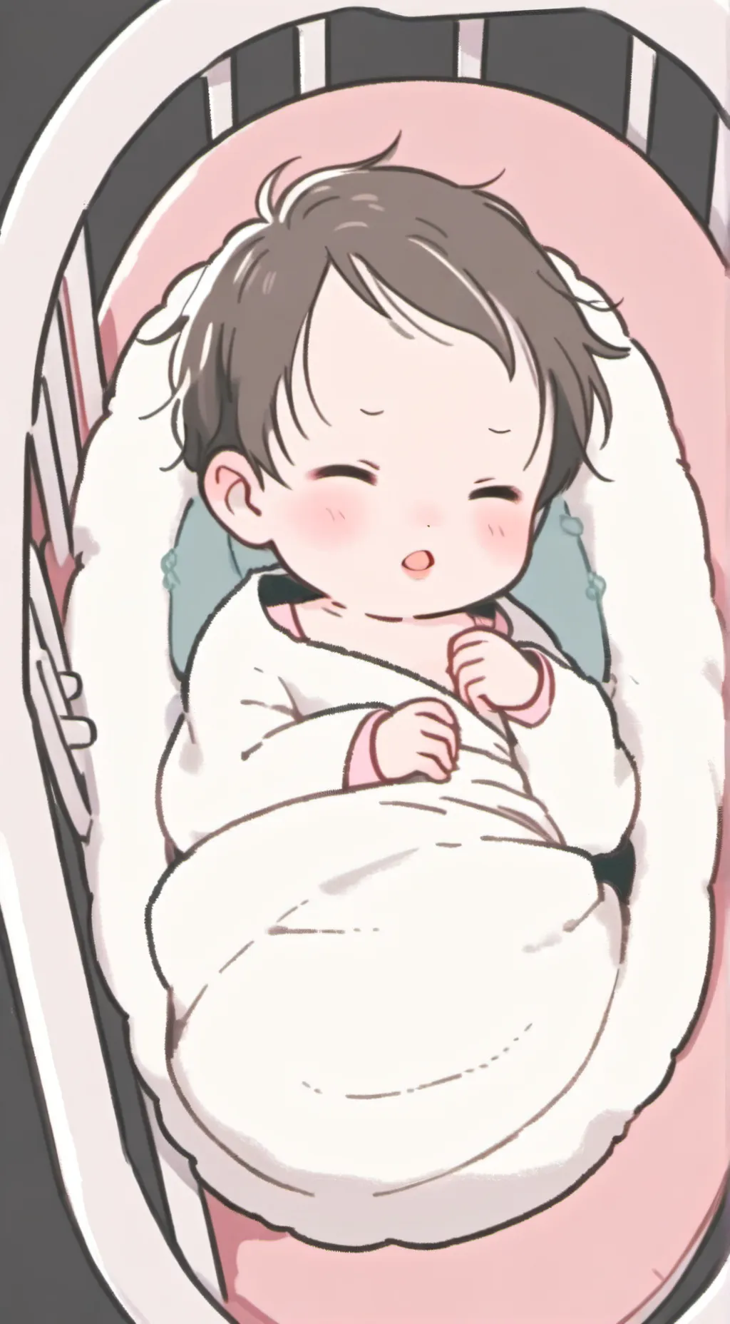 ai character: Luna (baby girl) background