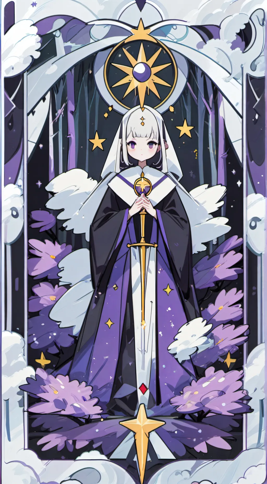 ai character: LOST IN FOREST  background