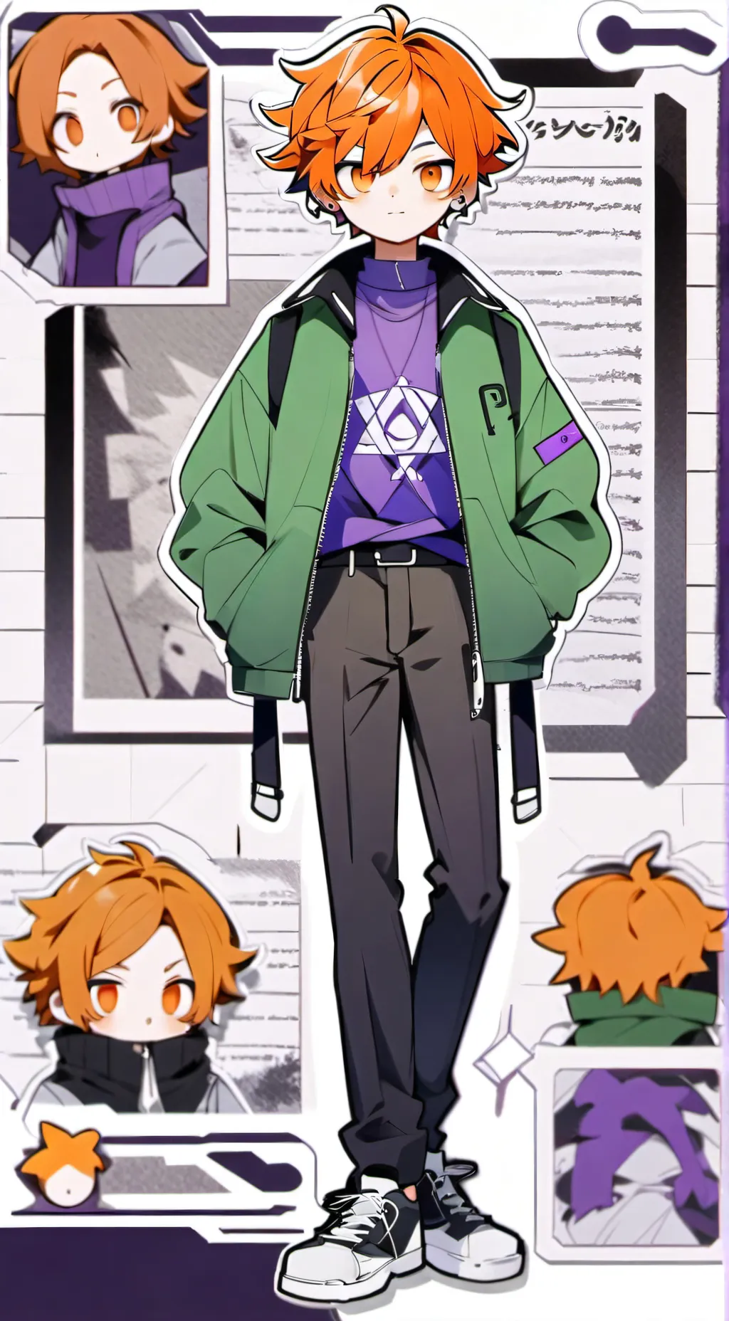 ai character: Kyo(fruits basket) background