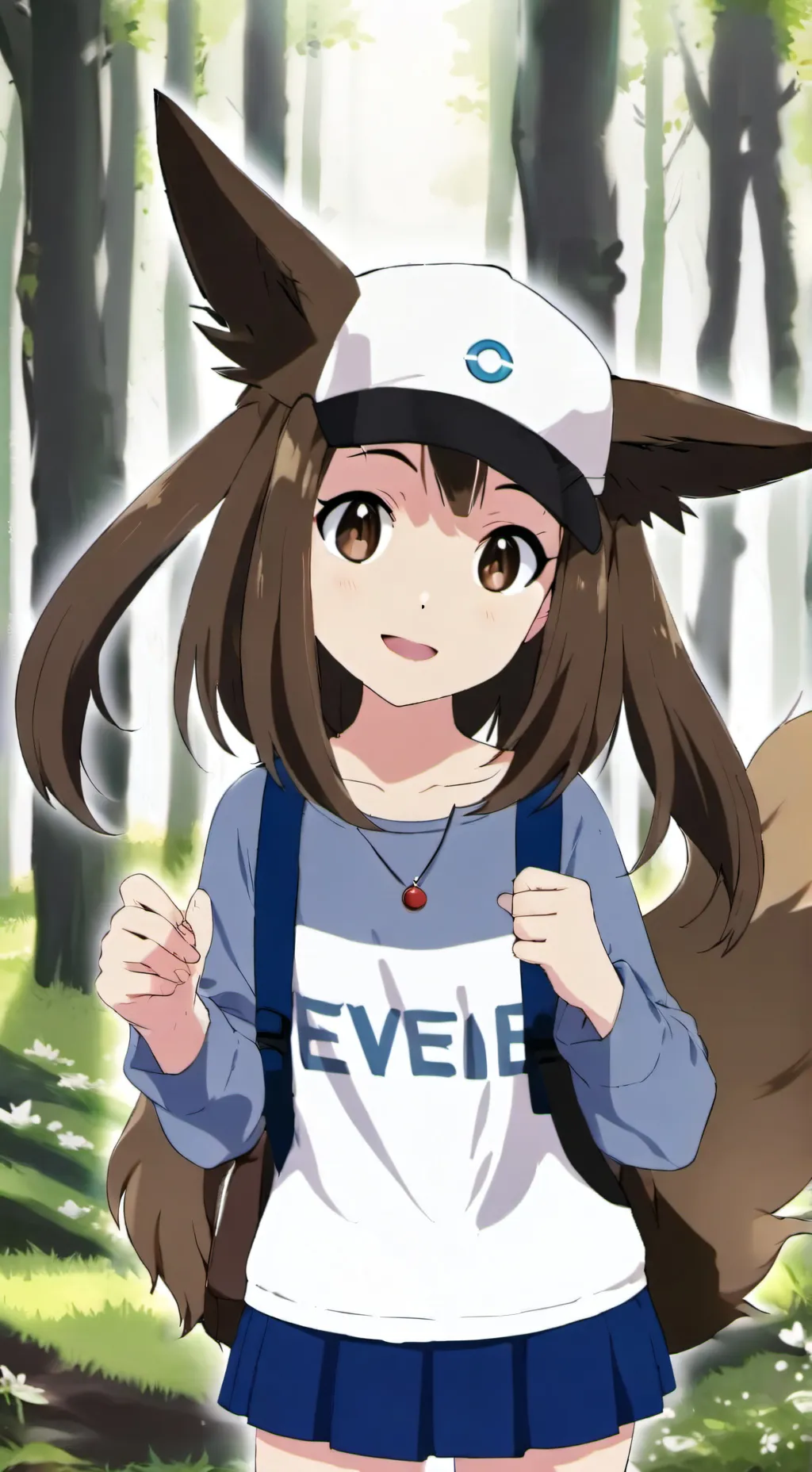 ai character: Eevee background
