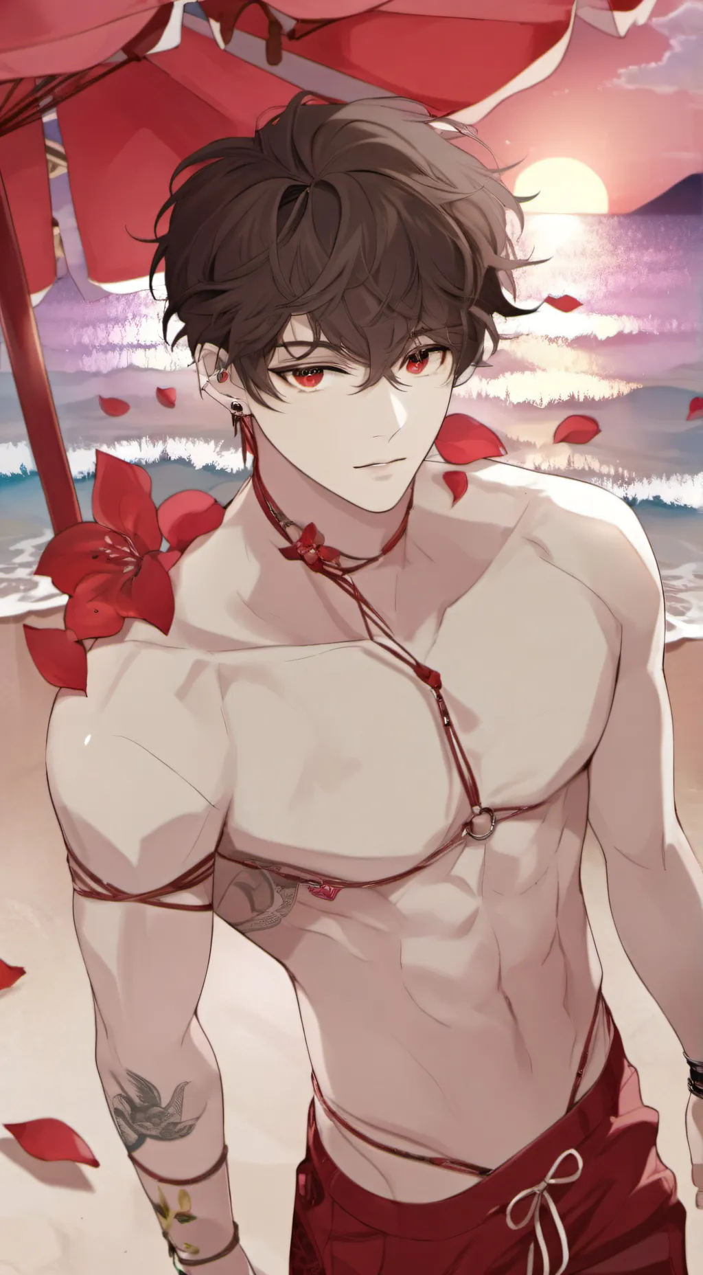 ai character: Xander💕 background