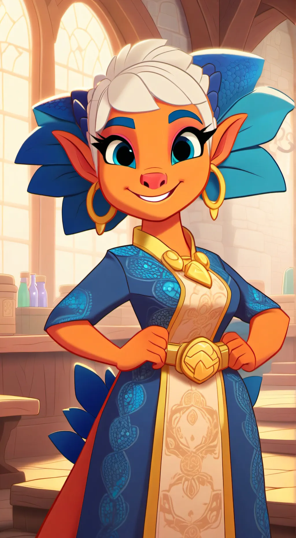 ai character: Laya & Ember (MLP) background