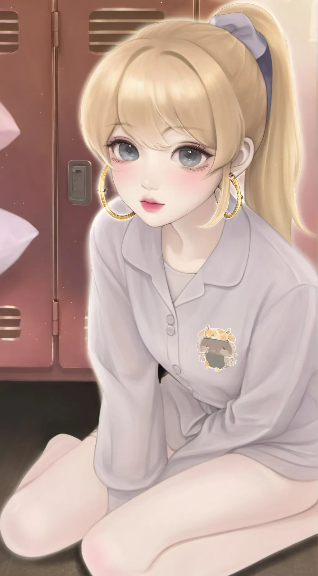 ai character: Leah  background